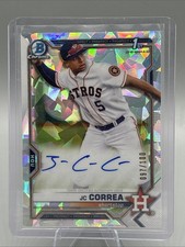 2021 Bowman Chrome - Prospect Autographs JC Correa #CPA-JCO Atomic Refractor