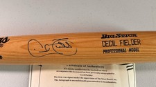 Cecil Fielder Autographed Rawlings Pro Model Big Stick - COA L@@K!!
