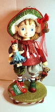 Kurt S. Adler (#HA0591) Hollywood Nutcracker Girl Elf Multi-Colored 15"