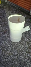 Charlotte Pipe PVC 10" x 10" x 3" DWV Wye , Reducing All Hub