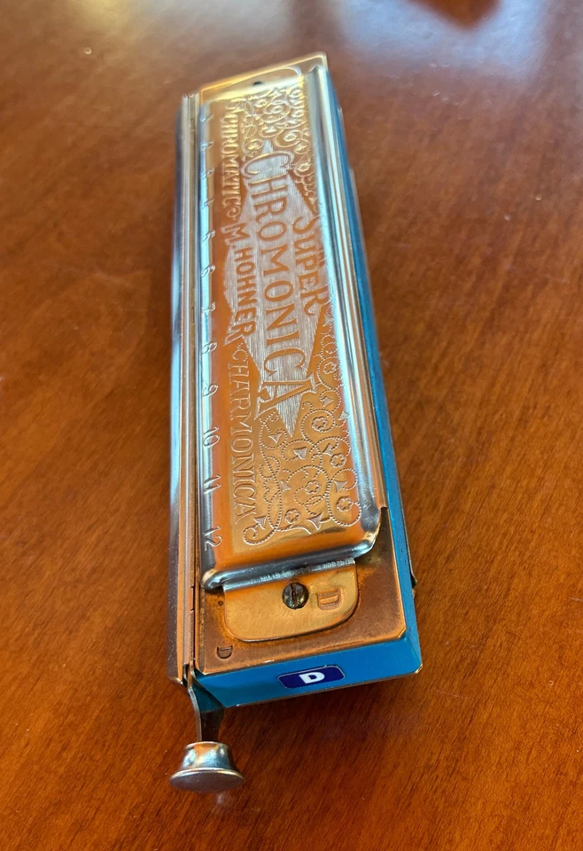 CUSTOM HOHNER SUPER CHROMONICA 270 KEY OF  D (w Brendan Power/ Power Comb) - Image 3 of 4