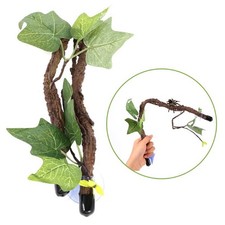 Reptile Corner Branch Terrarium Plant Decoration With Suction Cups For Amph OU