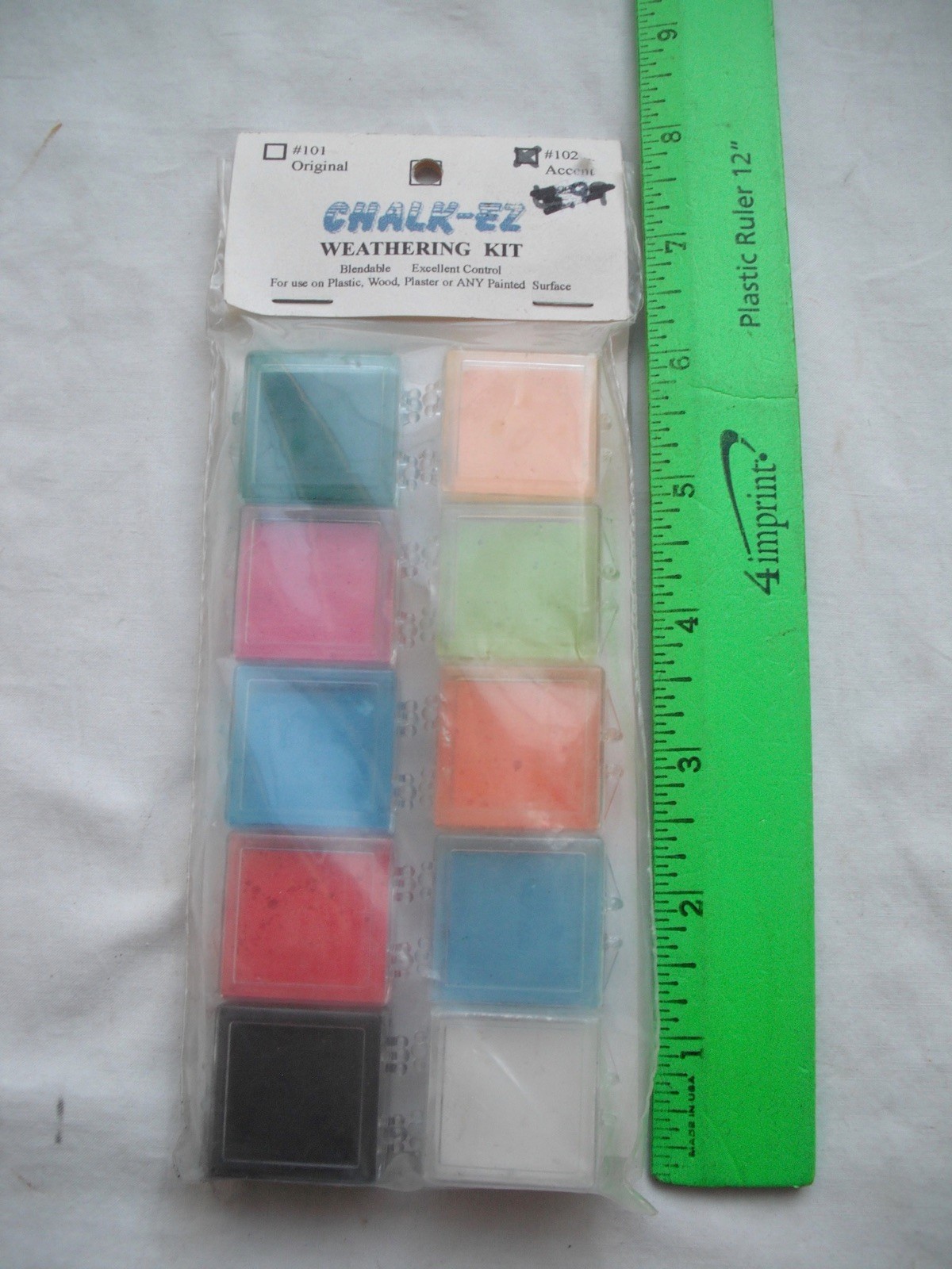 Hobby Helpers 102 Accent, Chalk-EZ, Weathering Kit, Model Bl