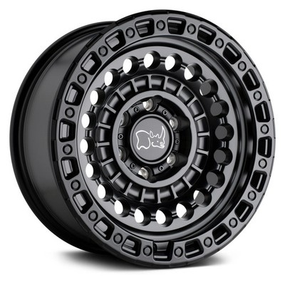 Black Rhino SENTINEL Wheels 17x8.5 (-10, 6x139.7, 112.1) Black Rims Set of 4