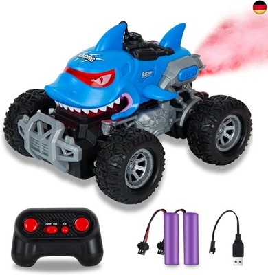 Ferngesteuertes Auto für Kinder, Ferngesteuerte Hai Monster Truck für Mädchen, R