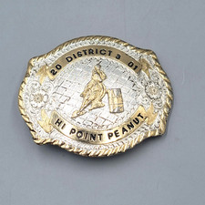 Vintage 2001 Belt Buckle District 3 Hi Point ...