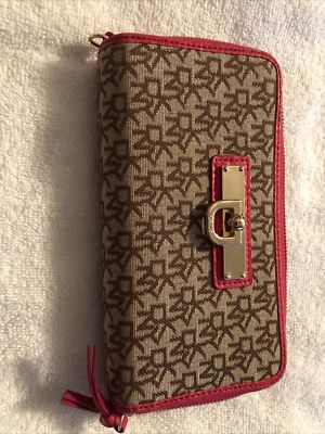 dkny wallet women Canvas