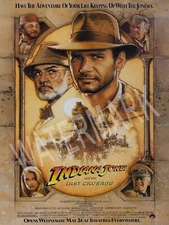 1989 Indiana Jones Last Crusade Poster High Quality Metal Fridge Magnet 3x4 9834