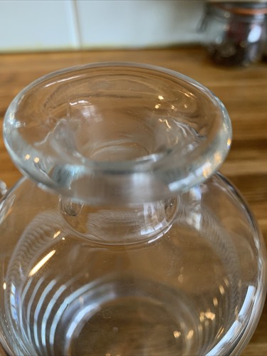 Olympic Hand made Czech Glass Decanter. Original Sticker. Excellent Condition. - Picture 9 of 16