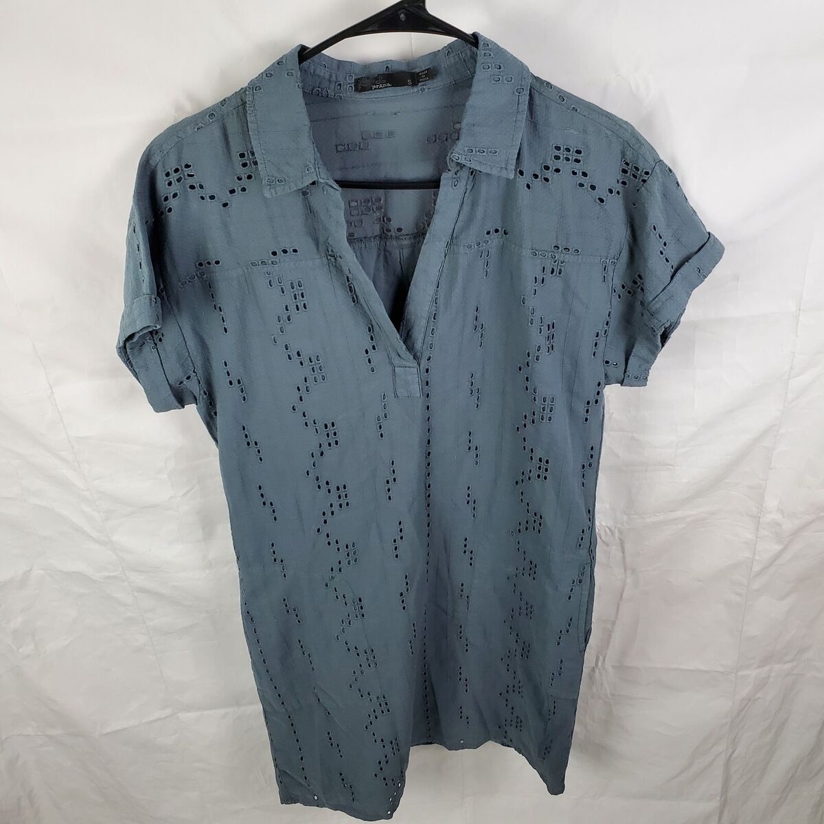 prAna Dress Women's Small Chalkboard Ladyland Pockets Active prAna Dress Women's Small Chalkboard Ladyland Pockets Active