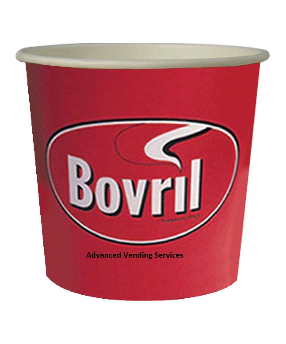 Bovril beefy drink 76mm Kenco Maxpax vending In Cup 7oz Incup Drinks x 375 cups