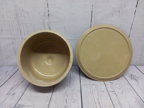 Farm House Cheese Dish Vintage Moira Pottery Stoneware Dome and Base - Picture 7 of 11