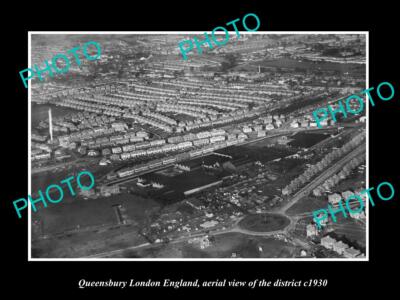 Photo Ancienne 8x6 De Twickenham - Stade De Rugby D'Angleterre, Vue C1930