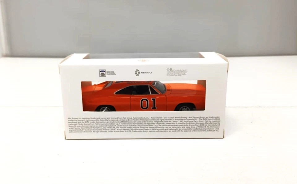 Dodge Charger Dukes of Hazzard General Lee 1969 Norev 1:43 Nuovo 1/43 - Immagine 3 di 4
