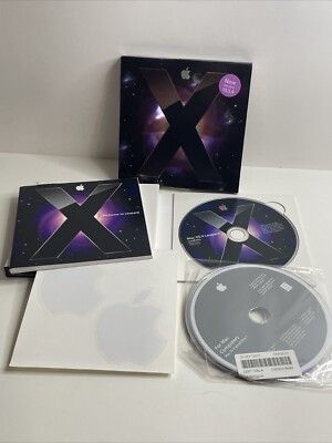 Apple Mac OSX 10.5.4 Leopard Retail Pack P/N: MB576Z/A + Windows XP Disc *READ*