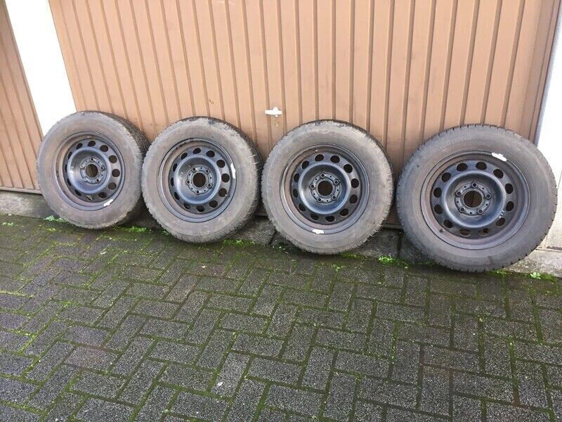 4xkomplette Winterreifen+Felgen 195/65R15 95T für BMW 316,318,320,325,328 usw - Bild 2 von 4