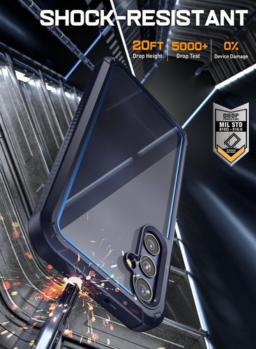 Poetic For Galaxy A25 5G Case Built in Screen Hybrid Shockproof Clear Cover - Picture 14 of 22