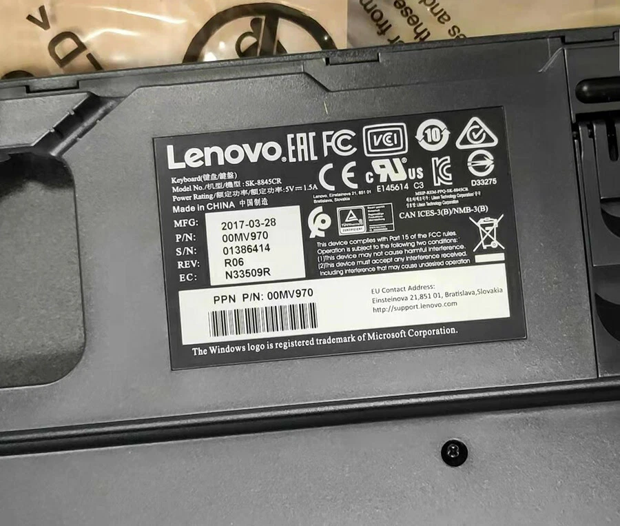 Lenovo UltraNav USB Keyboard SK-8845cr Keyboard Universal For Pc & Laptop - Image 3 of 4