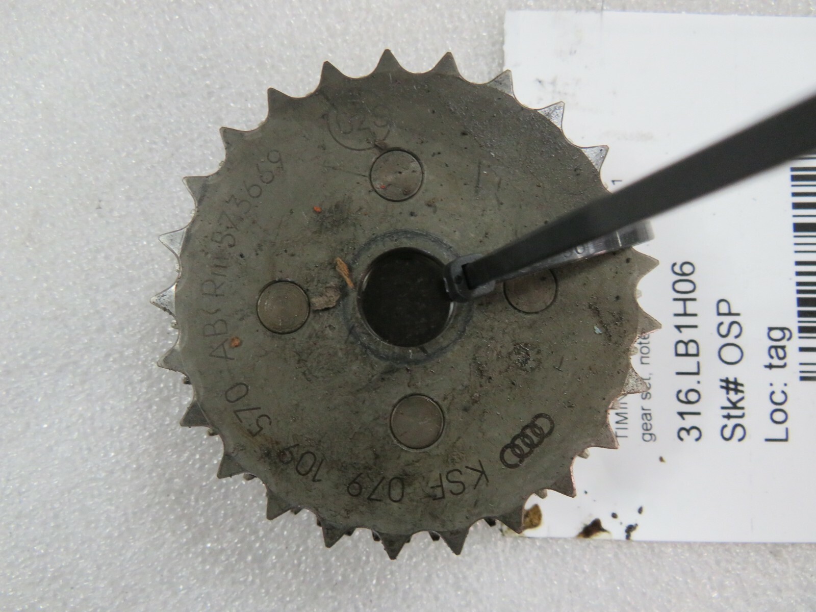 Lamborghini Gallardo, Timing Gear Set, Used, P/N 07L109565D