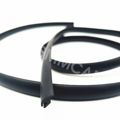 Car Front Windshield Wiper Panel Hood Rubber Seal Strip Moulding Trim 1.7m Black