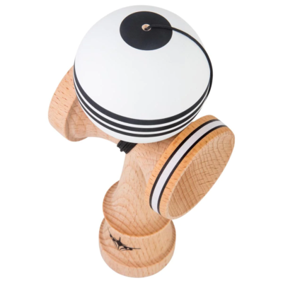 Kendama USA - Kaizen Triple Stripe - Jet Shape - Black & White | eBay