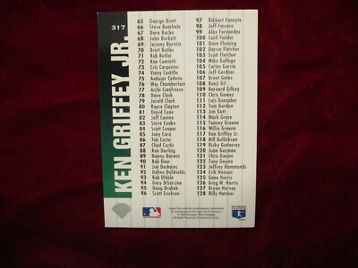 1994 Upper Deck Collectors Choice Checklist #65-128 Ken Griffey Jr