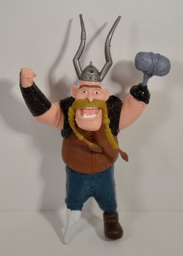 RARO ENORME 4,75" Gobber con Hammer 2014 Figura de Acción Cómo Entrenar a Tu Dragón 2 - Imagen 3 de 3