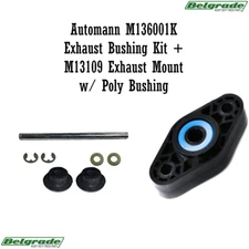 Automann M136001K Exhaust Bushing Kit + M13109 Exhaust Mount (M136109K)