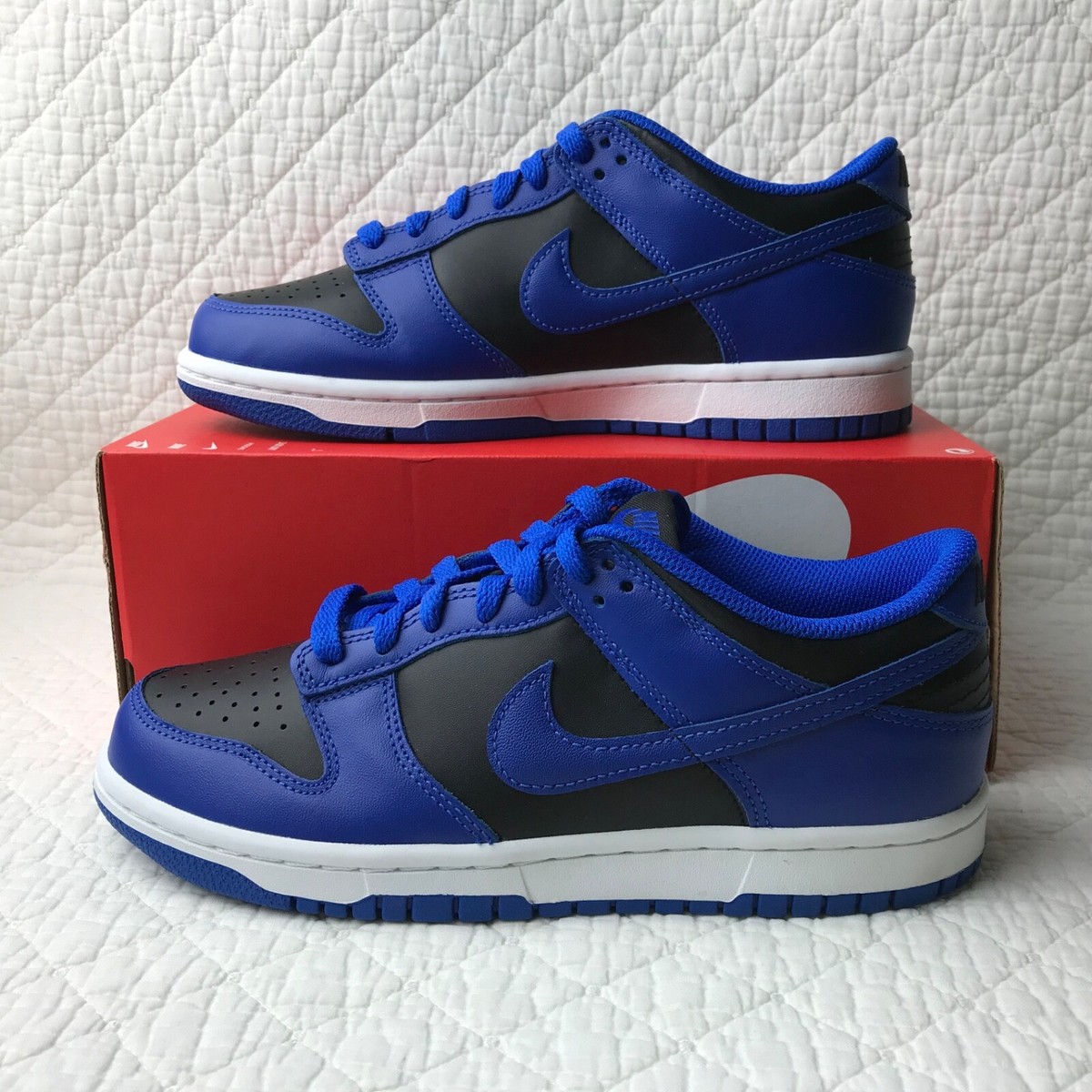 Nike Dunk Low (GS) Grade School Shoes Youth Kids SZ 7Y Blue/Black