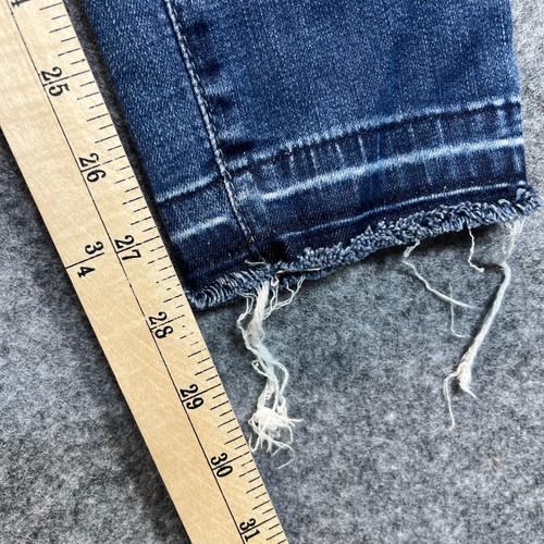 AG Adriano Goldschmied Jeans Womens 28 The Legging Ankle Skinny Blue Distressed - Picture 7 of 13