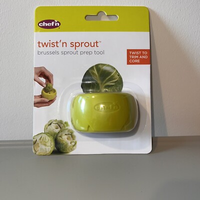 Rosenkohl Entkerner Chef'n Twist'n Sprout Brandneu Weihnachten Abendessen Mahlzeit Vorbereitung