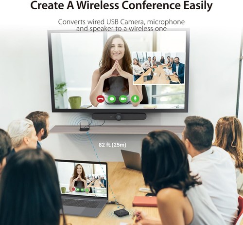 Wireless Extender for USB Webcam, Microphones, or Speakers, Ideal for Streaming - 第 6/7 張圖片