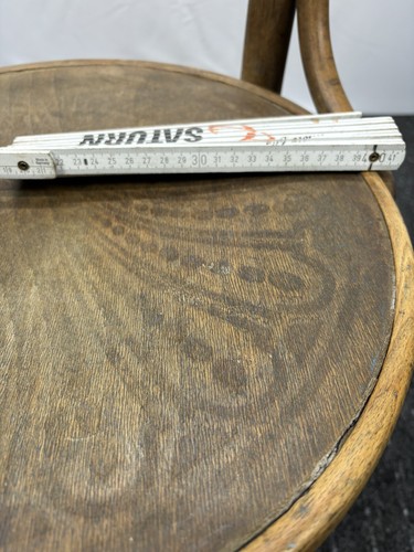 Cosmos/ Thonet Prägesitz Bistrostuhl Art Deco Kaffeehaus Bugholz Schnitzarbeiten - Bild 11 von 13
