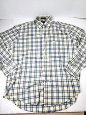 Vintage Faconnable Long Sleeve Shirt Button Up Size Large Men Made In USA France