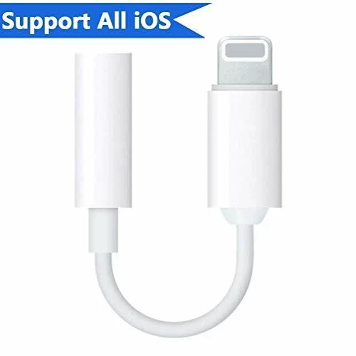 For Apple iPhone Headphone Adapter Jack 3.5mm Aux Cord Dongle - Image 2 of 4