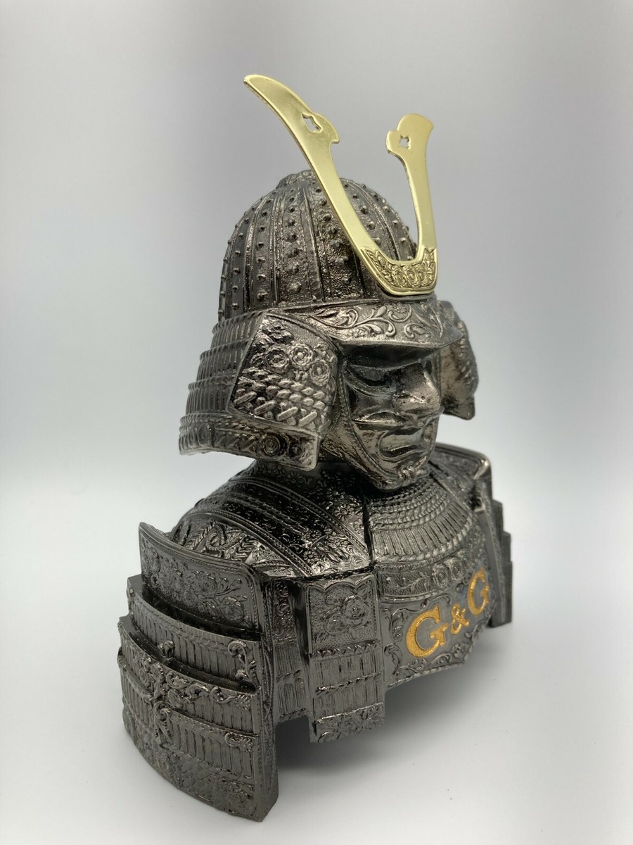 Nikka Whisky G&G Murasame Kabuto Samurai Helmet Cover & Empty