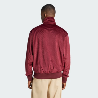 adidas Originals Monogram Plush Velour Track Top Jacket adidas Originals Monogram Plush Velour Track Top Jacket