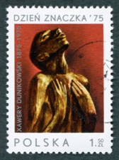 POLAND 1975 1z50 SG2397 used FG CTO Stamp Day Xawery Dunikowski Birth Anniv #C02