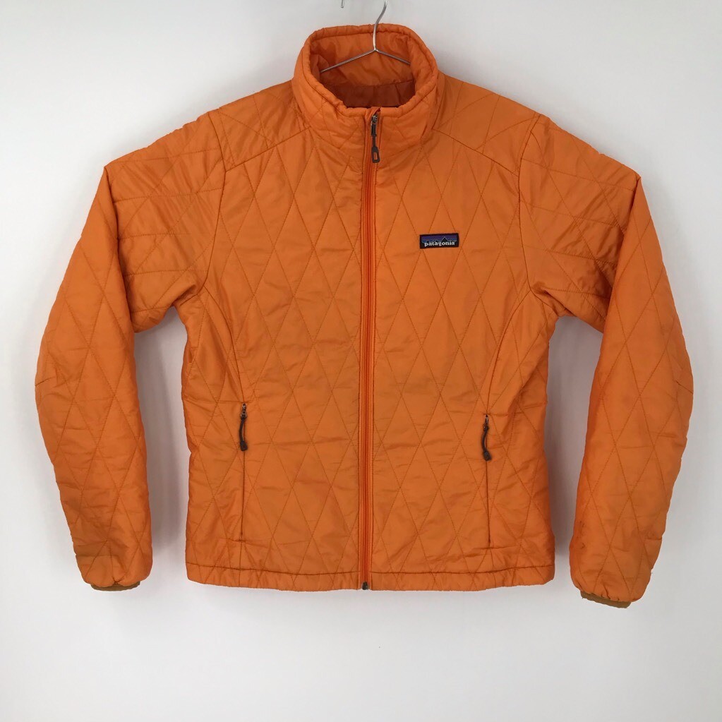 Patagonia Womens Quilted Jacket Orange 