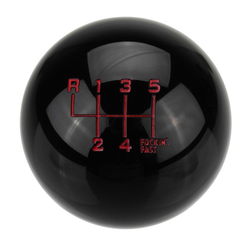Universal 6 Speed Round Ball Gear Shift Knob Short Throw Shifter Lever - Picture 3 of 13