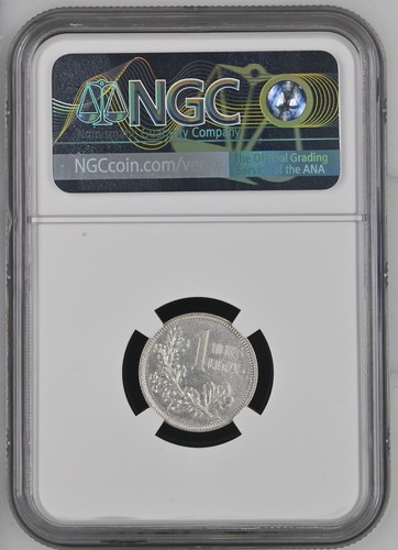 Lithuania 1 Litas Litu 1925 NGC XF DETAILS CLEANED - Picture 2 of 2