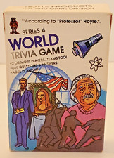 NEW VTG 1984 Hoyle's World Trivia Game Series 4 - News, Science, History, Arts