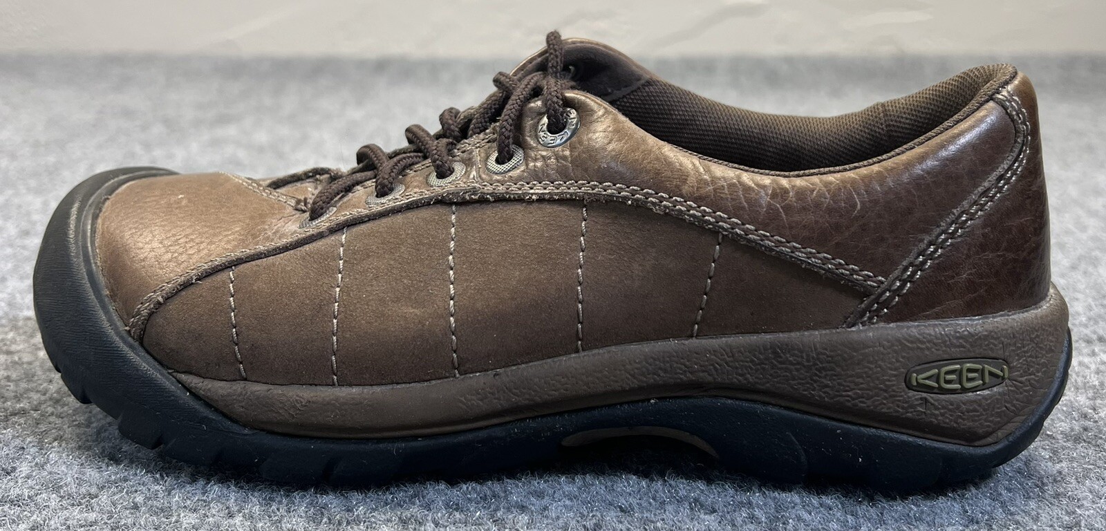 Scarpe da donna KEEN Presidio Cascade in pelle marrone escursionismo casual comode taglia 7