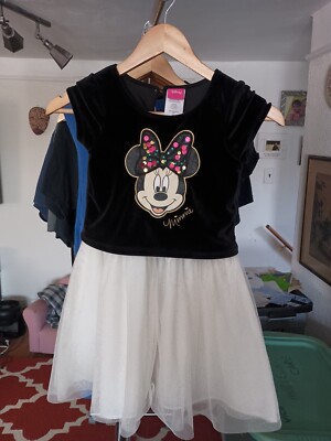 Vintage Minnie Mouse Disney Toddler Dress Size