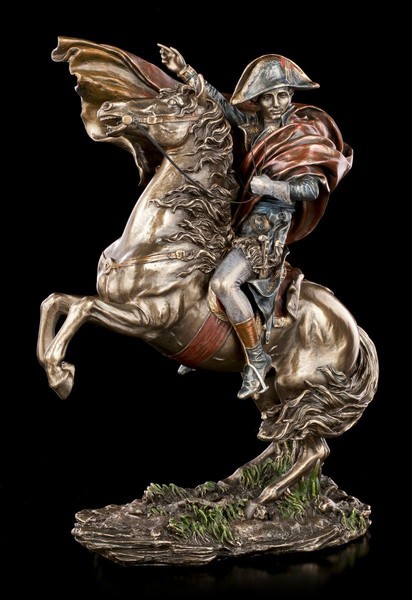 Napoleon Bonaparte Figur Mit Pferd - Groß - Veronese Statue Feldherr Kaiser-image