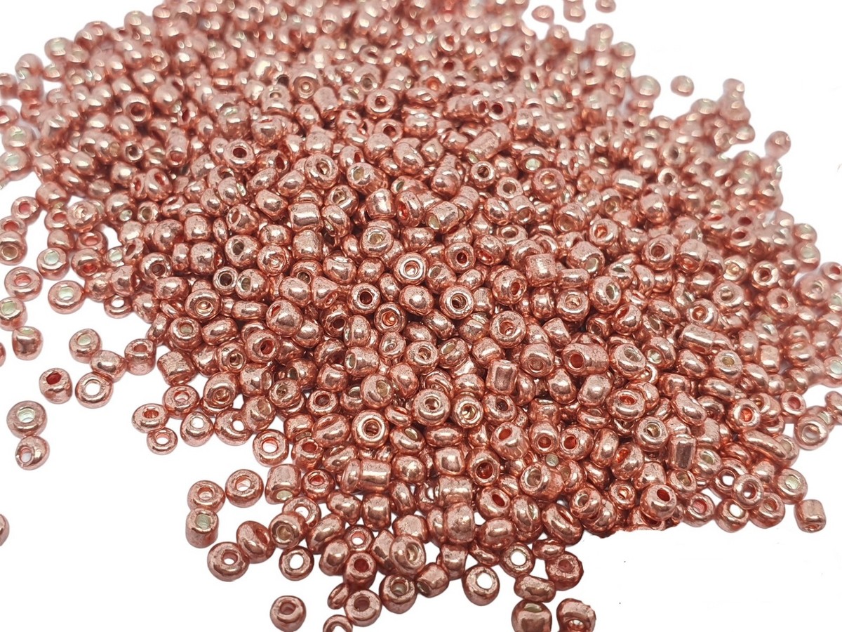 Lot De 1000 Perles De Rocaille Gris Foncé Métallisé 2mm - Pour Création Bijoux, Broderie... - Neuf