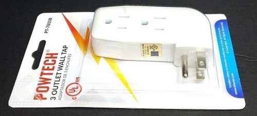 3 SALIDAS ADAPTADOR DE CORRIENTE GRIFO DE PARED LATERAL Enchufe UL ESTÁNDAR 3 VÍAS PUNTA ELÉCTRICA - Imagen 5 de 5