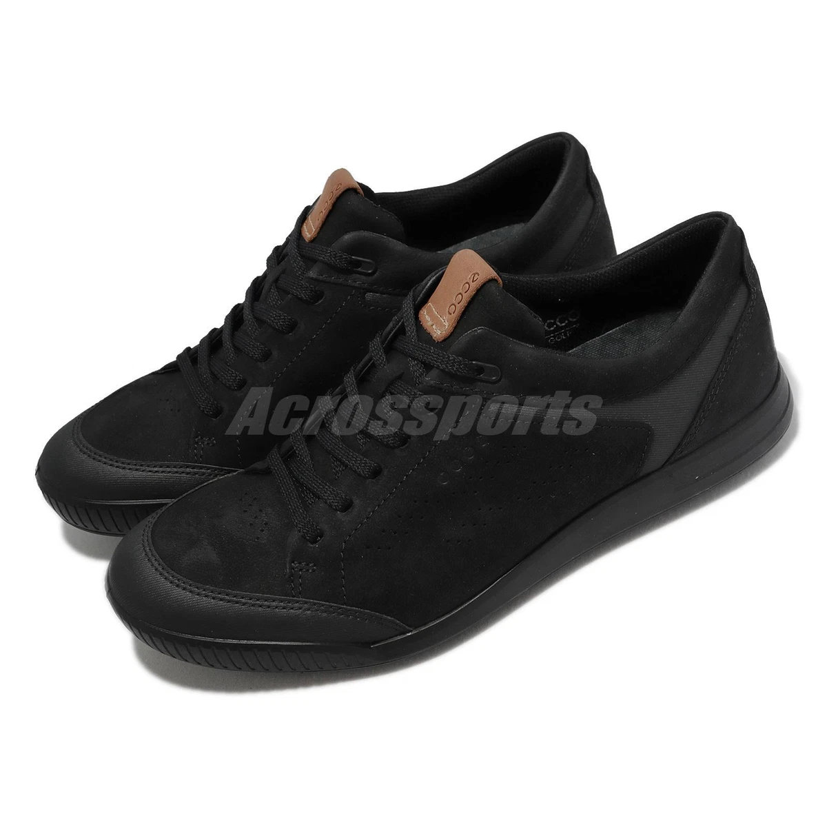 Ecco Golf Street Retro Black Brown Men Golf Shoes Sneakers 15061401001