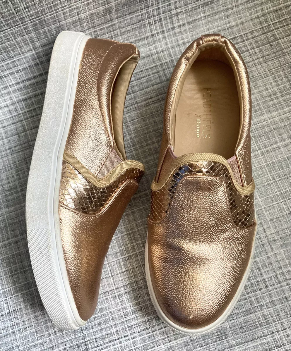 Dune gold flat shoes 2025