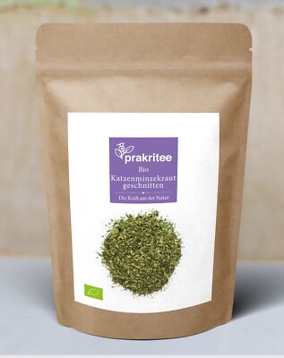 BIO Katzenminzekraut Tee 1000g Katzenminze geschnitten Catnip herb DE-ÖKO-044